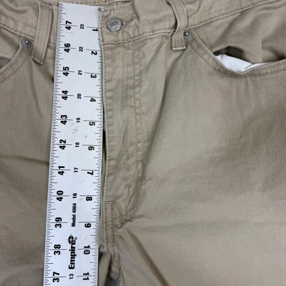 Levis 514 Straight Fit Pants Mens 36x30 Tan Khaki Cotton Stretch Trousers